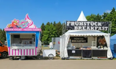 Professionelle Food- und Imbissstände im Eventeinsatz