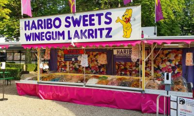 Haribo Süßwarenstand beim Firmenevent von Airbus